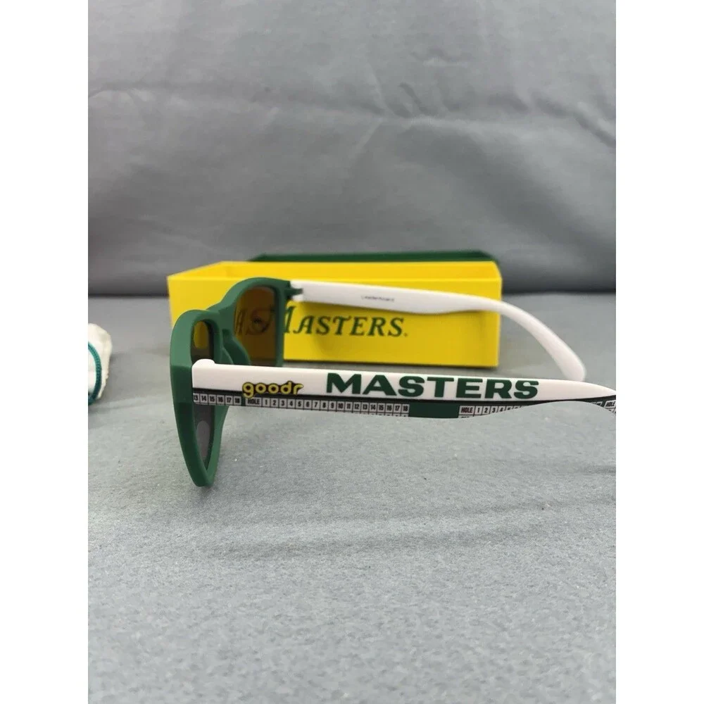 Goodr x Masters Leaderboard Green Polarized Sunglasses Box & Pouch